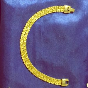 10k gold nugget bracelet